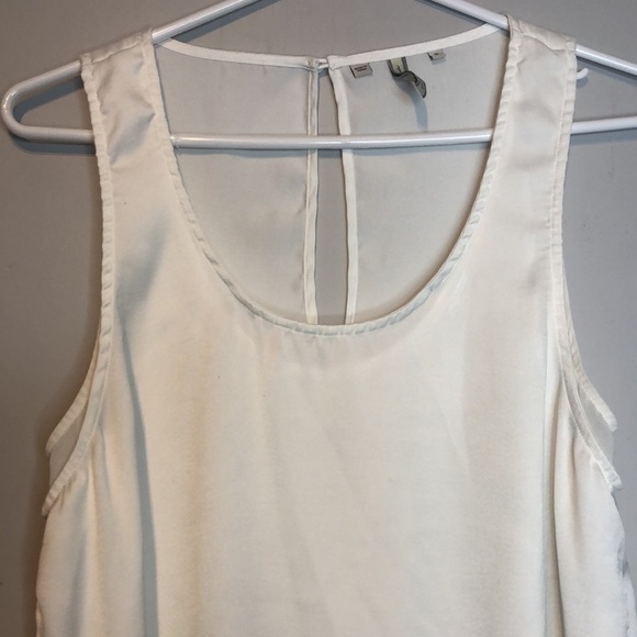 GUESS Layered High Low Chiffon Tank, size Small - Picture 2 of 10